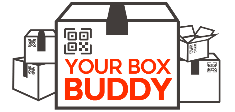 Boxes with QR Codes on them